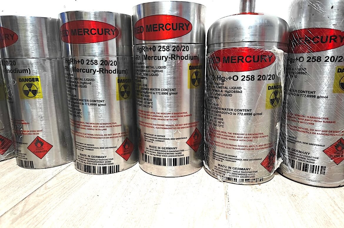 Pure Red Liquid Mercury for Mining and Extraction