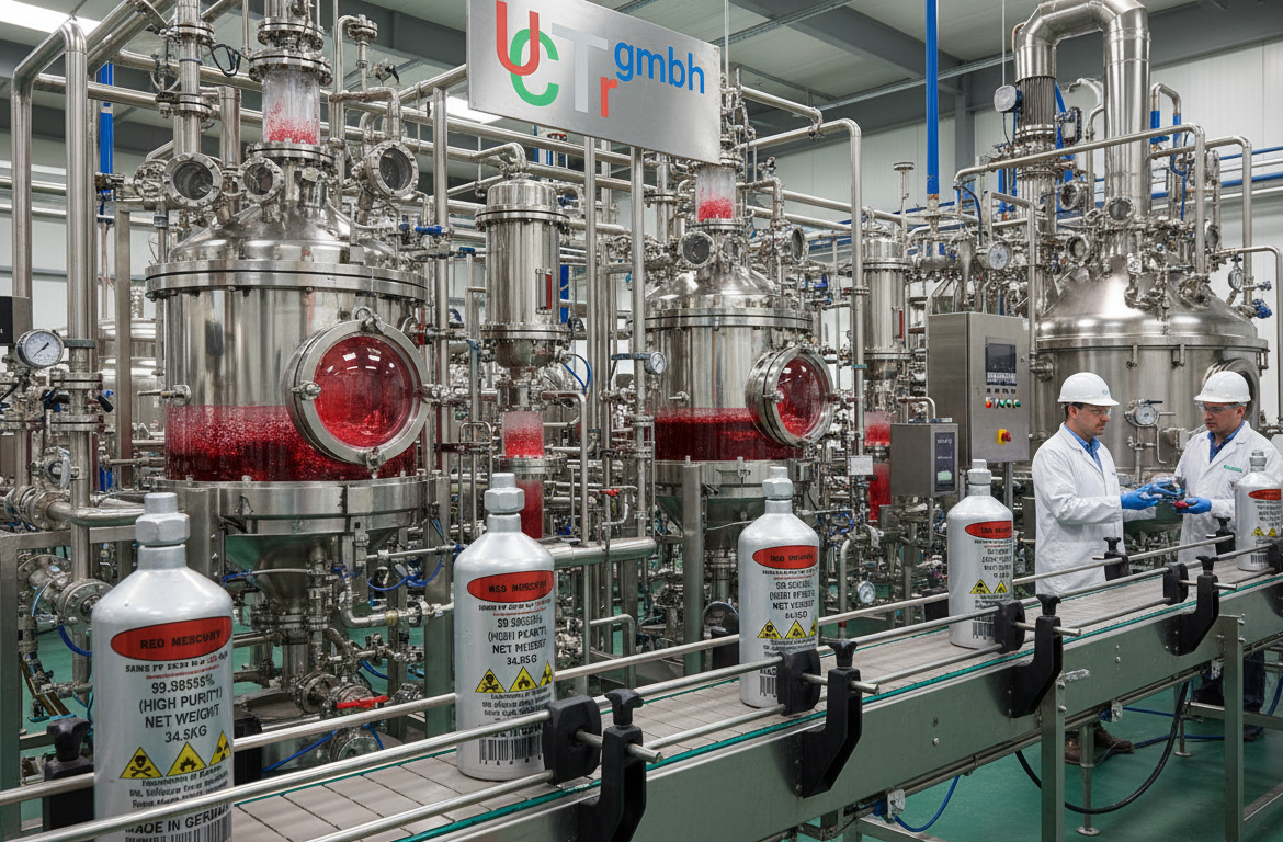 Red Mercury 272 [Sb₂O₇Hg₂] Gamma 0.44