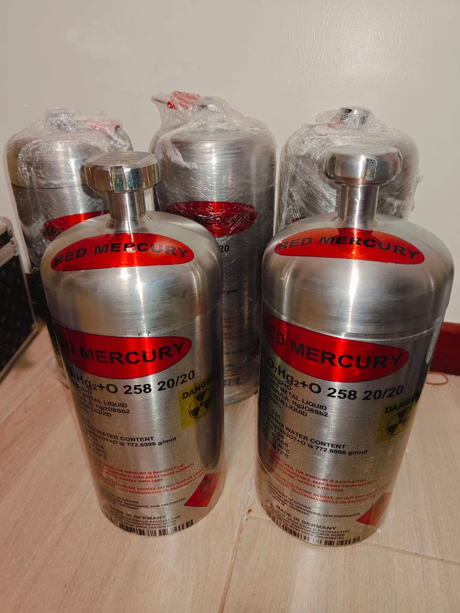 Mining grade red mercury 272